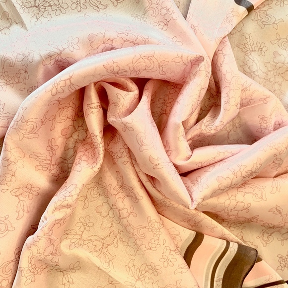 SILK SCARF LUXURY STYLE STOLES WOMEN HEADBAND - Picture 5 of 8